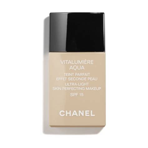 chanel vitalumiere aqua spf 15 10 beige ราคา|chanel vitalumière aqua 15.